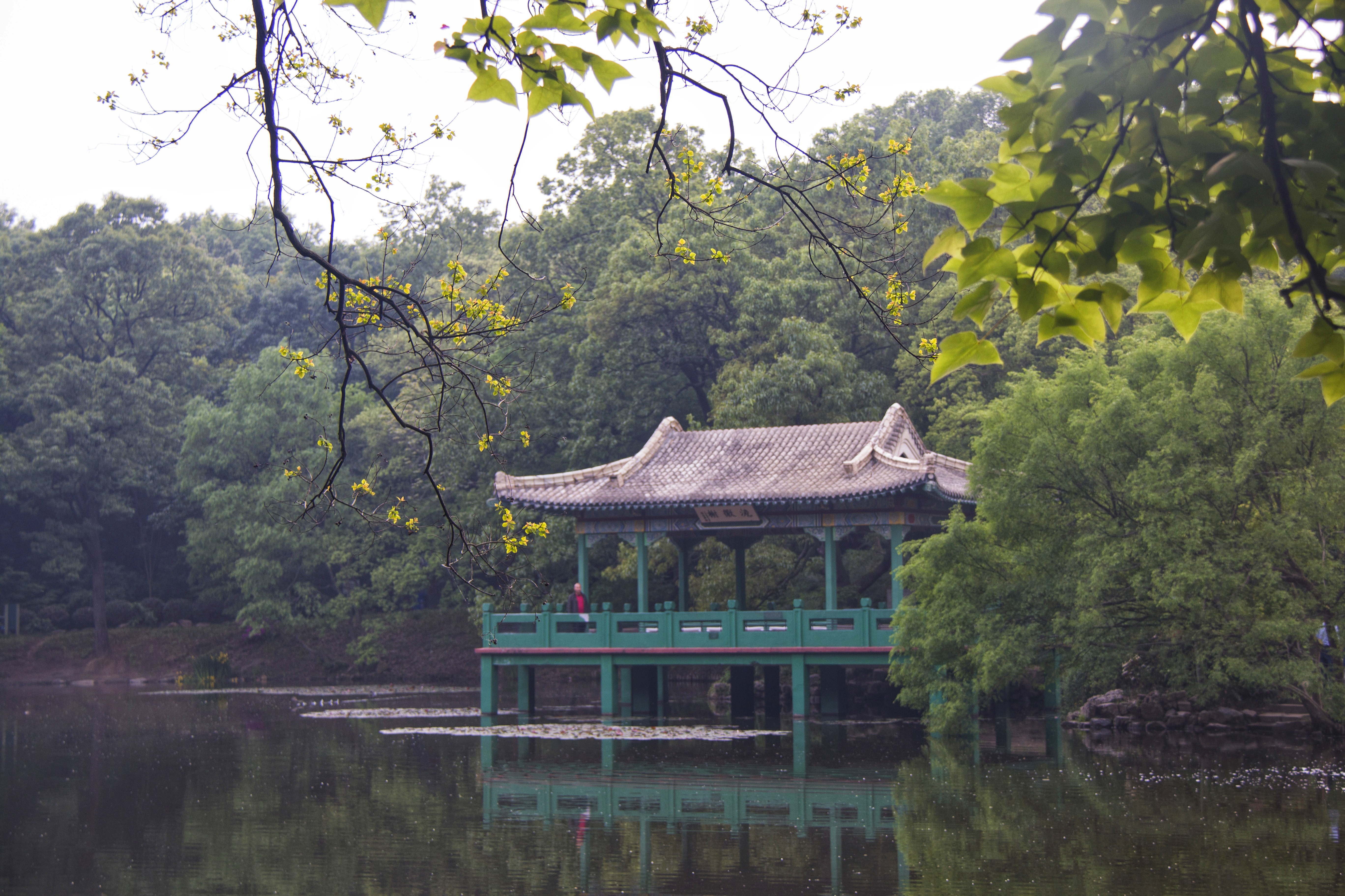 路上遇到的亭子